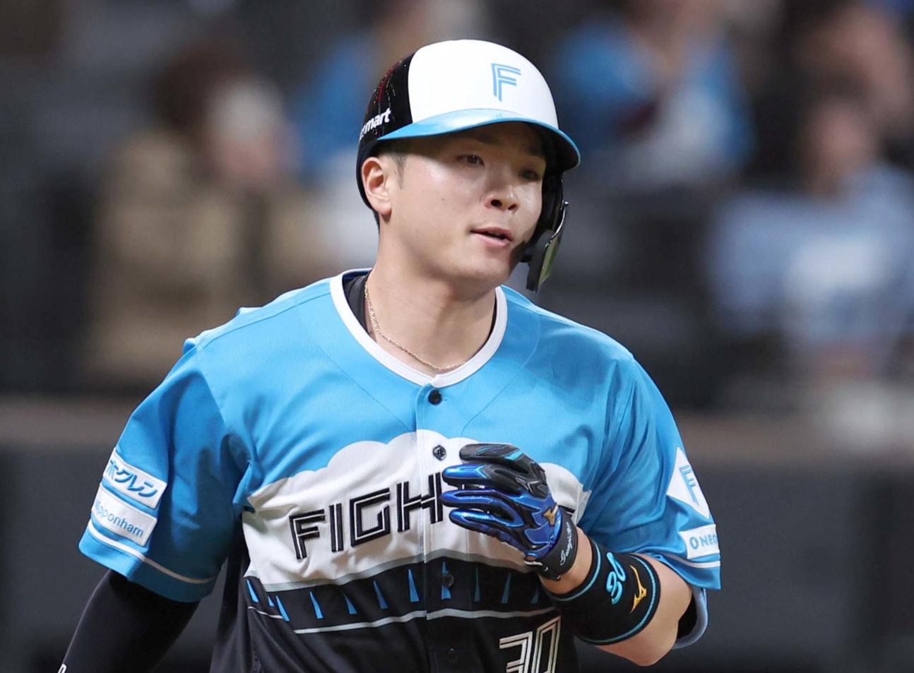 日本ハム郡司裕也（2025年4月22日撮影）