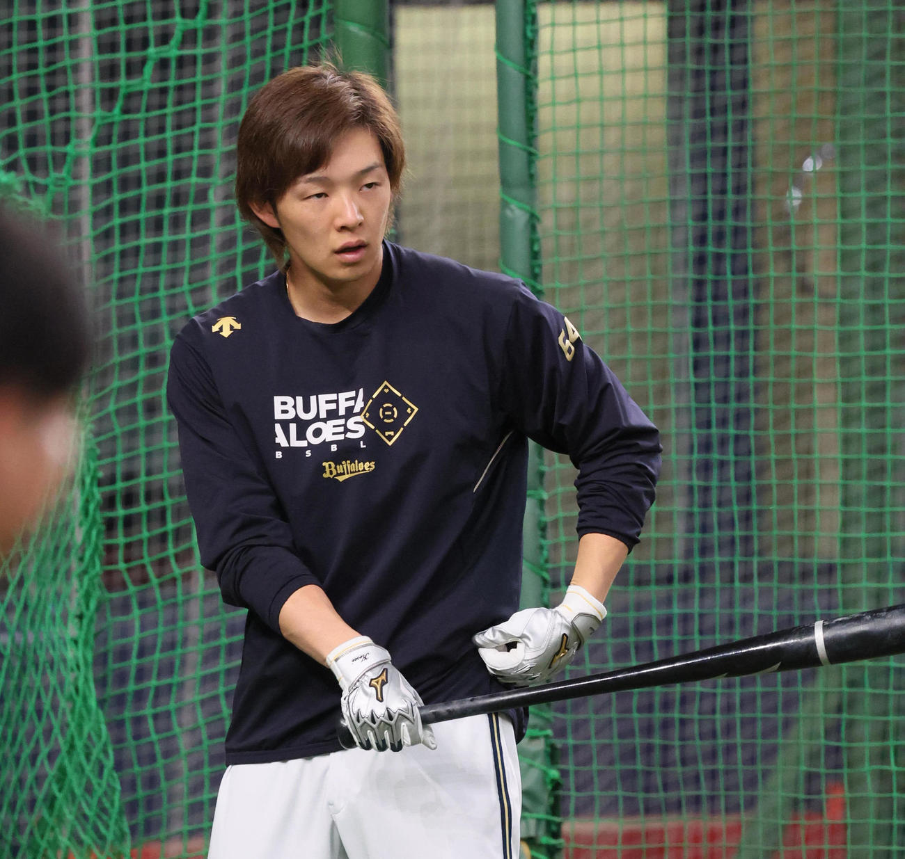 オリックス大里昂生（2025年3月5日撮影）