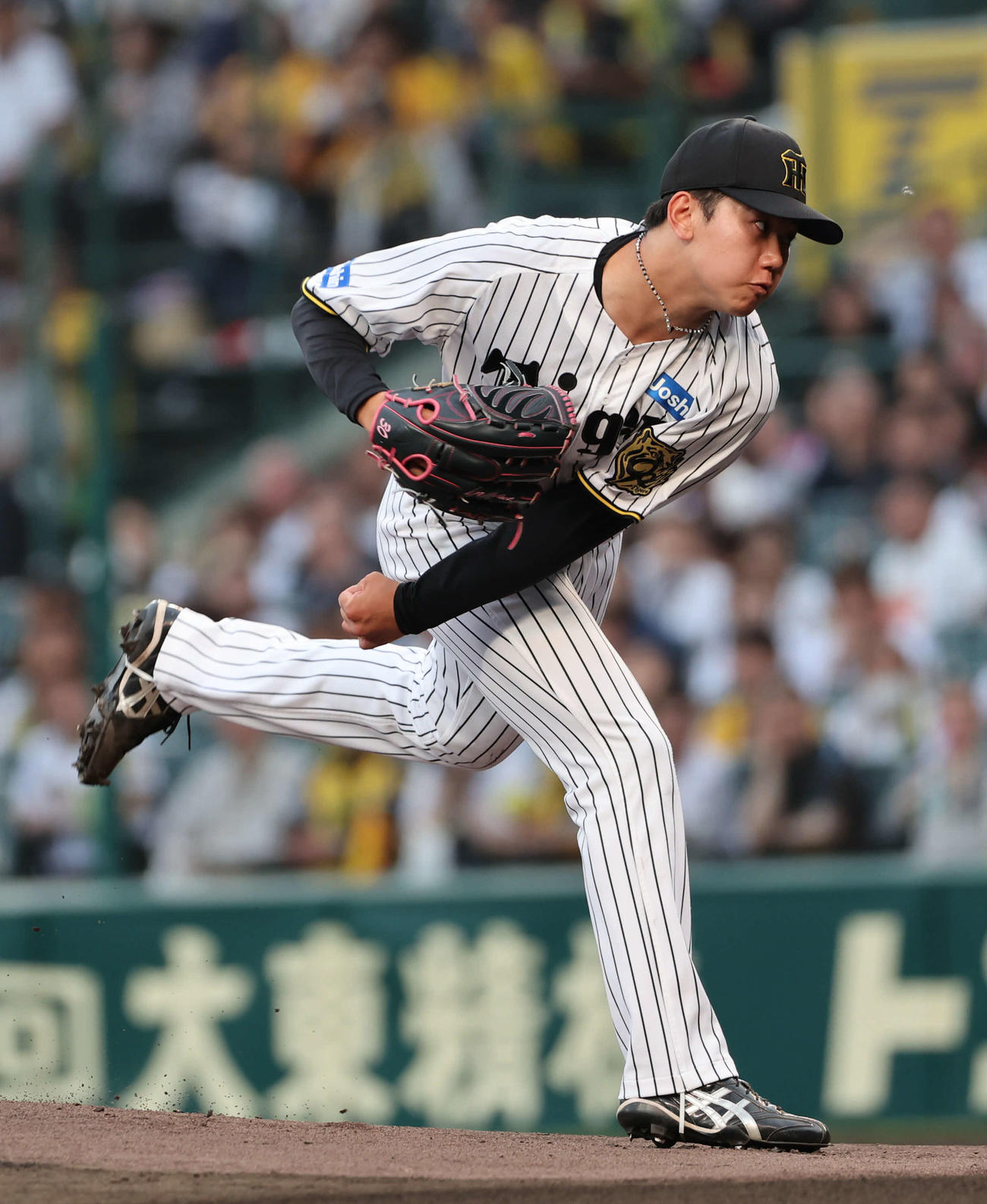 阪神対DeNA　阪神先発の門別（撮影・西尾就之）