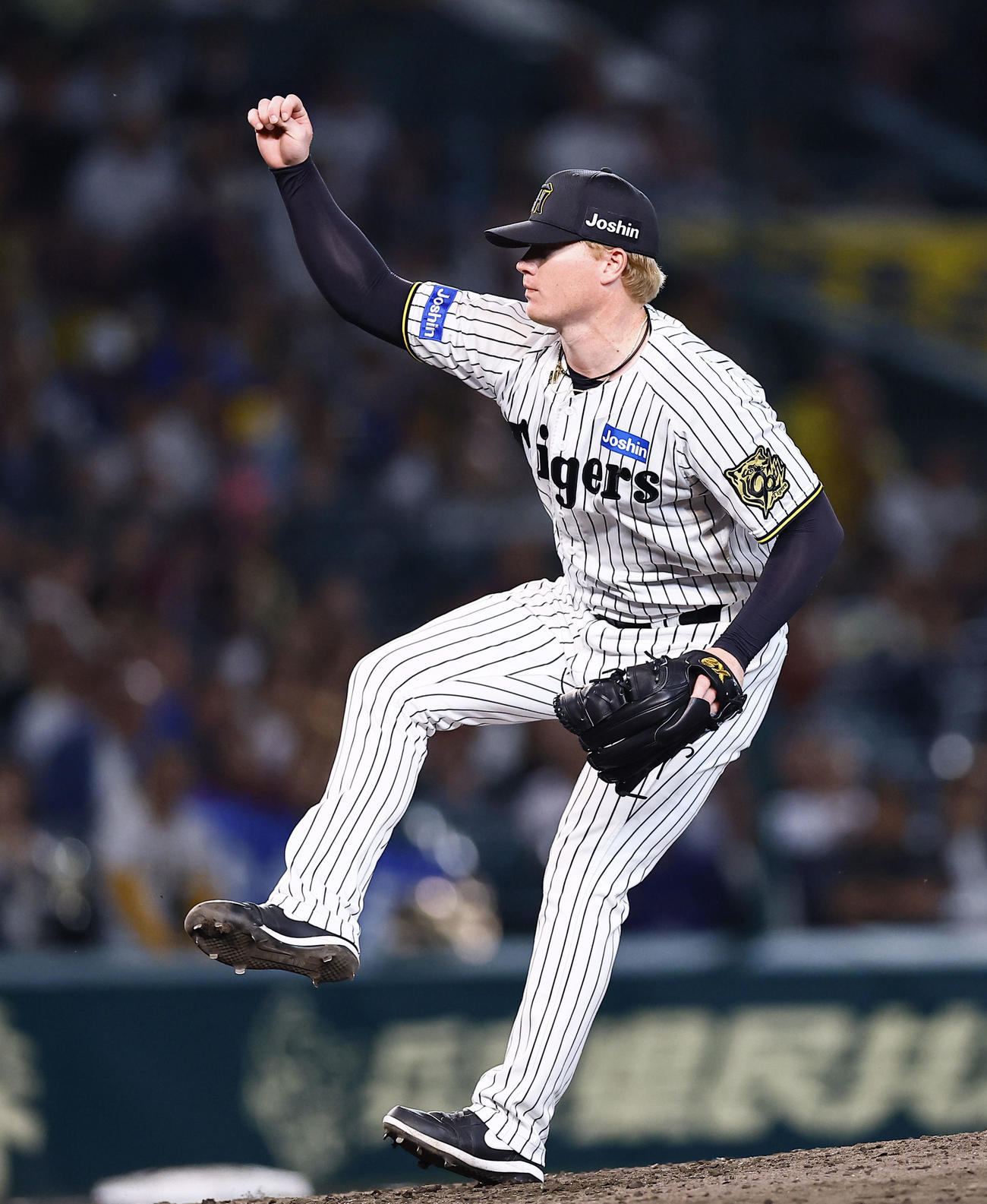 阪神対DeNA 6回、2番手で登板した阪神ネルソン（撮影・藤尾明華）