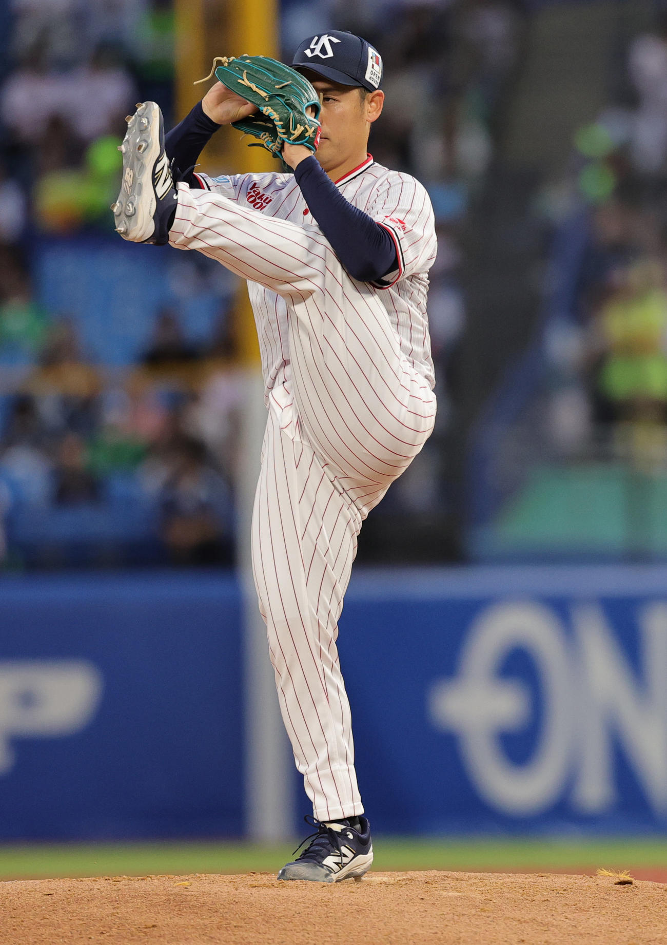 ヤクルト対中日　ヤクルト先発の小川（撮影・野上伸悟）
