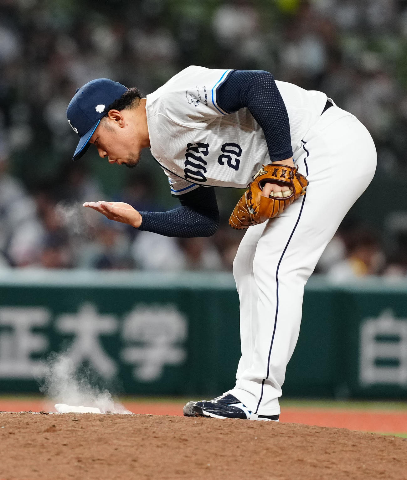 西武対楽天　8回表楽天1死二塁、フランコに適時打を浴びた田村（撮影・江口和貴）