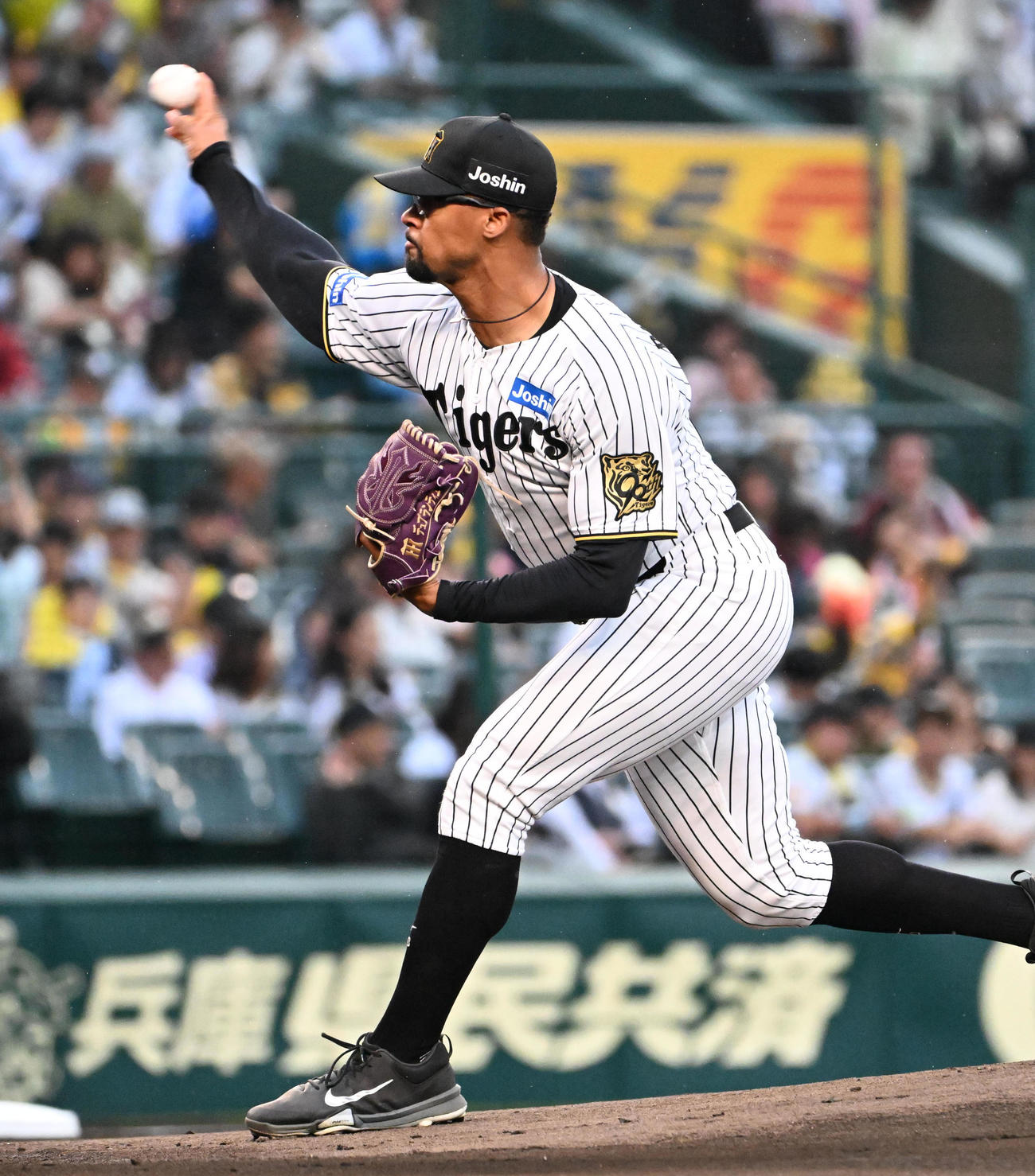 阪神対DeNA　阪神先発のデュプランティエ（撮影・石井愛子）