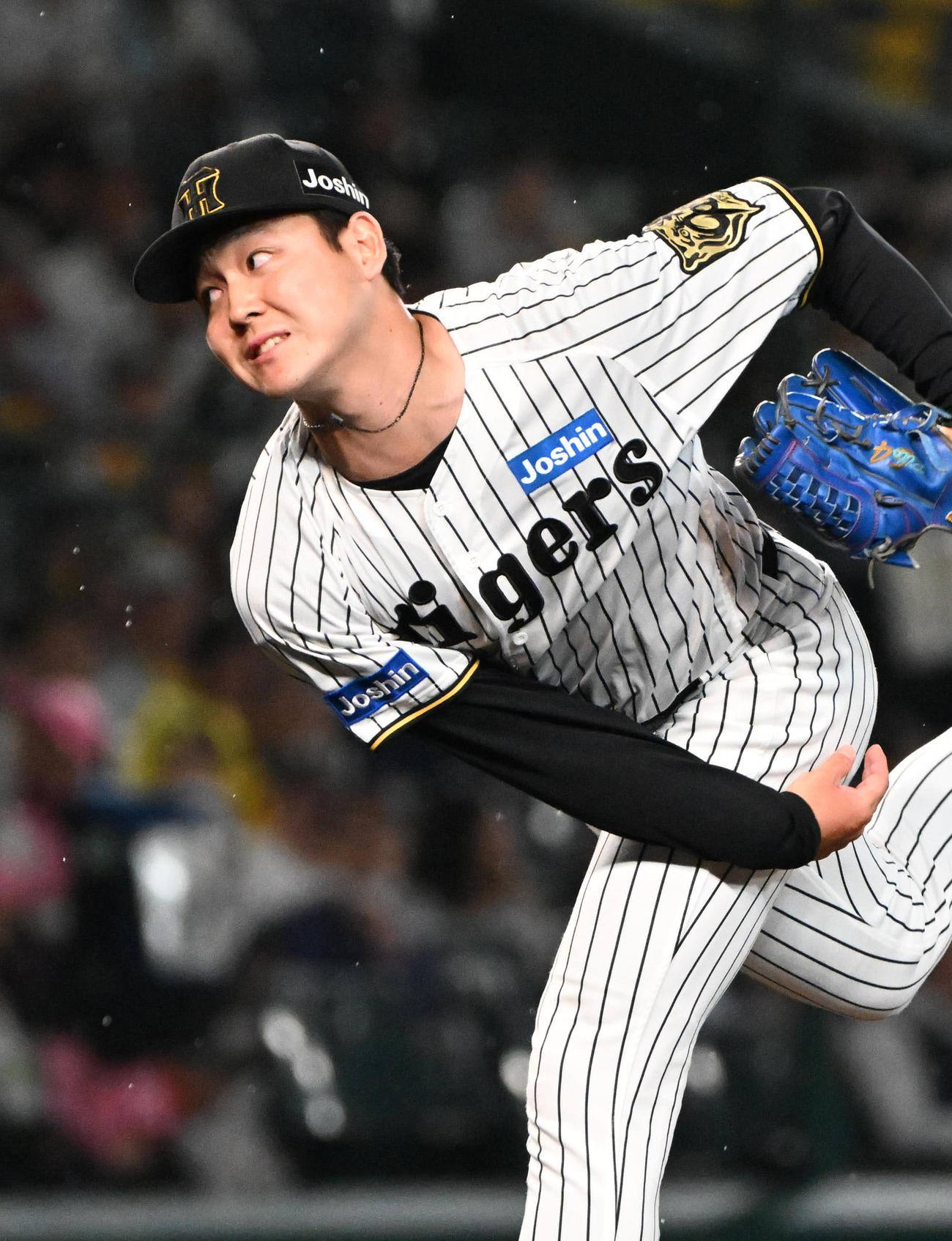 阪神対DeNA　阪神3番手の木下（撮影・石井愛子）