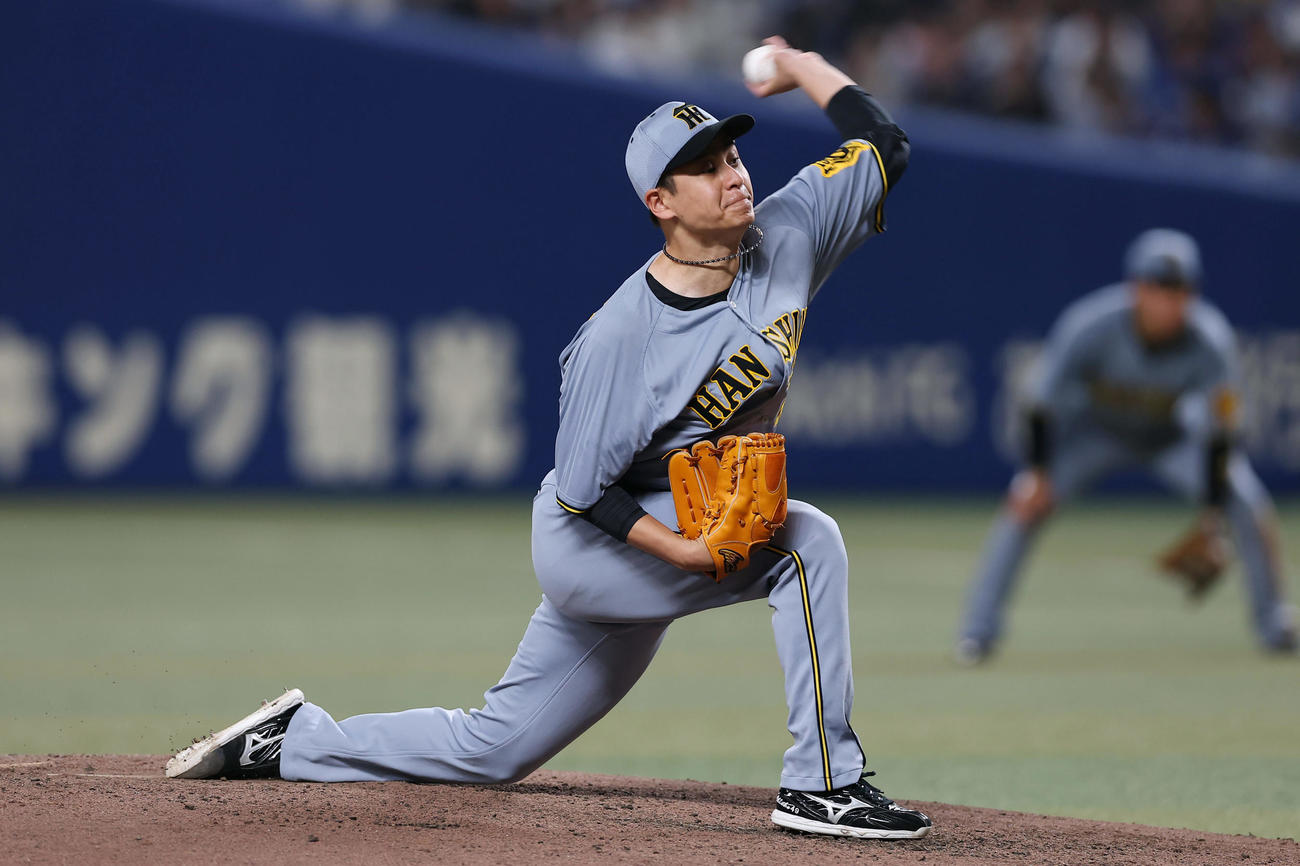 阪神大竹耕太郎（2025年5月24日撮影）