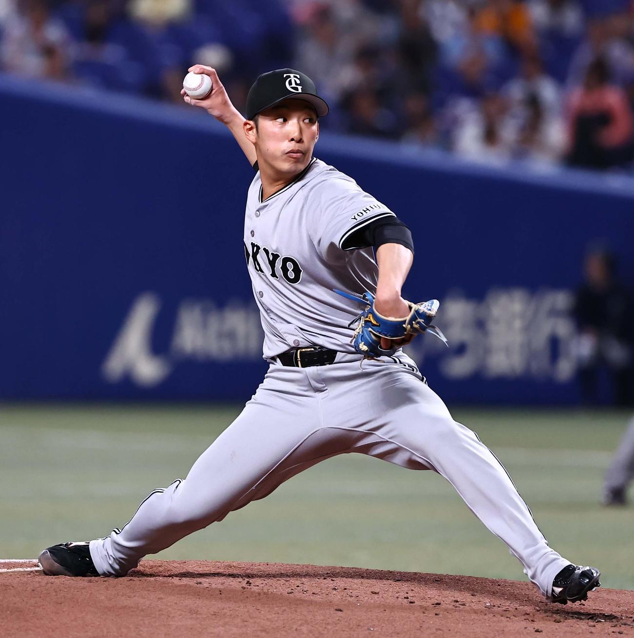 中日対巨人　巨人先発の赤星（撮影・上田博志）