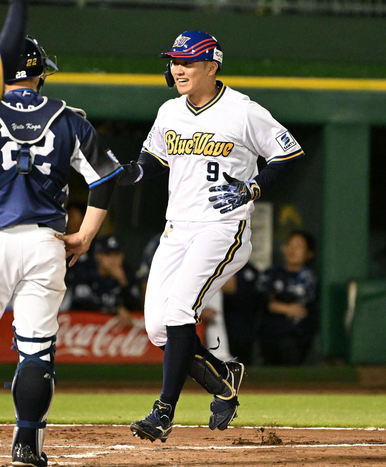オリックス対西武　11回裏オリックス2死、野口はサヨナラ本塁打を放つ（撮影・石井愛子