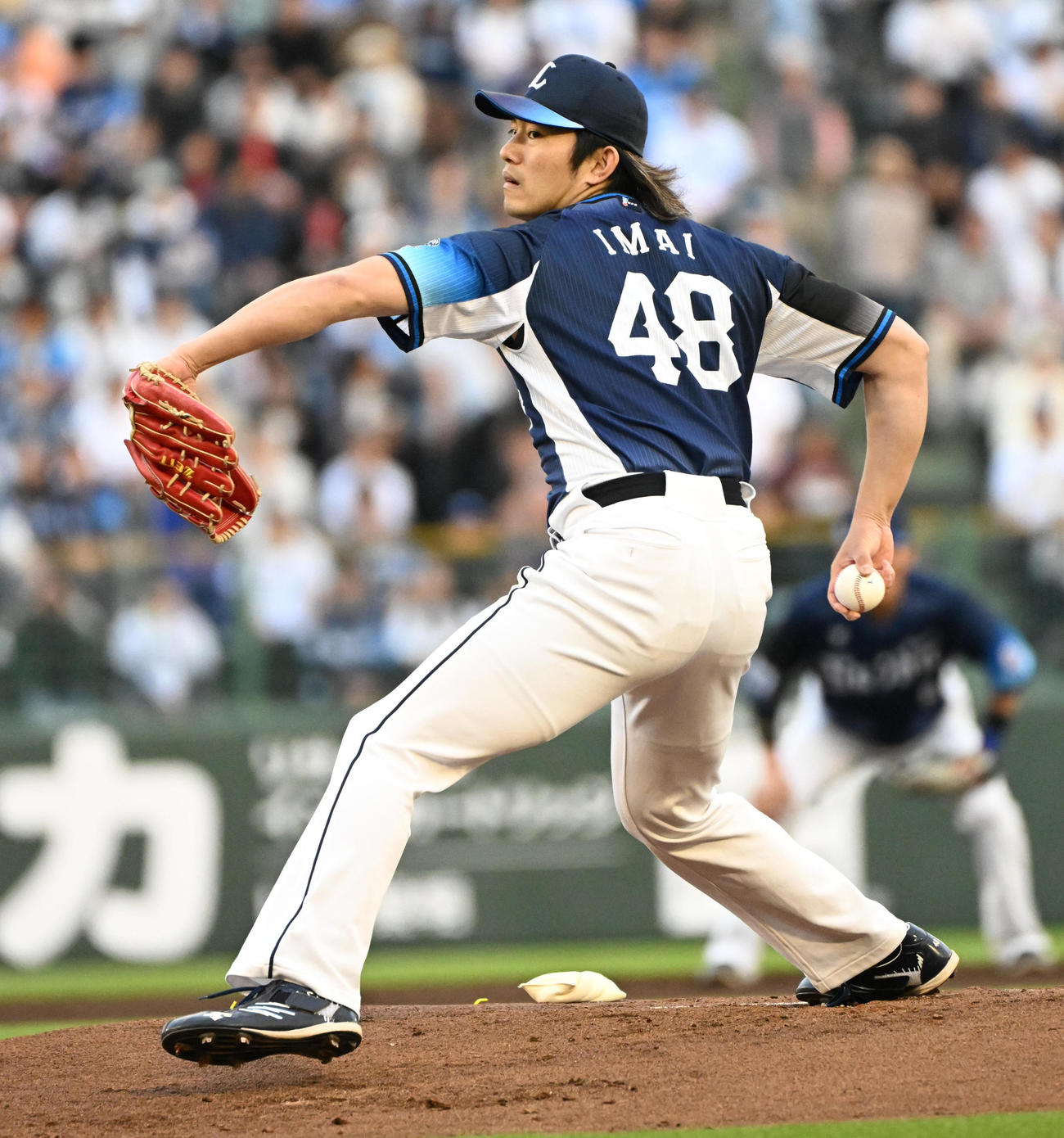 オリックス対西武　西武先発の今井（撮影・石井愛子）