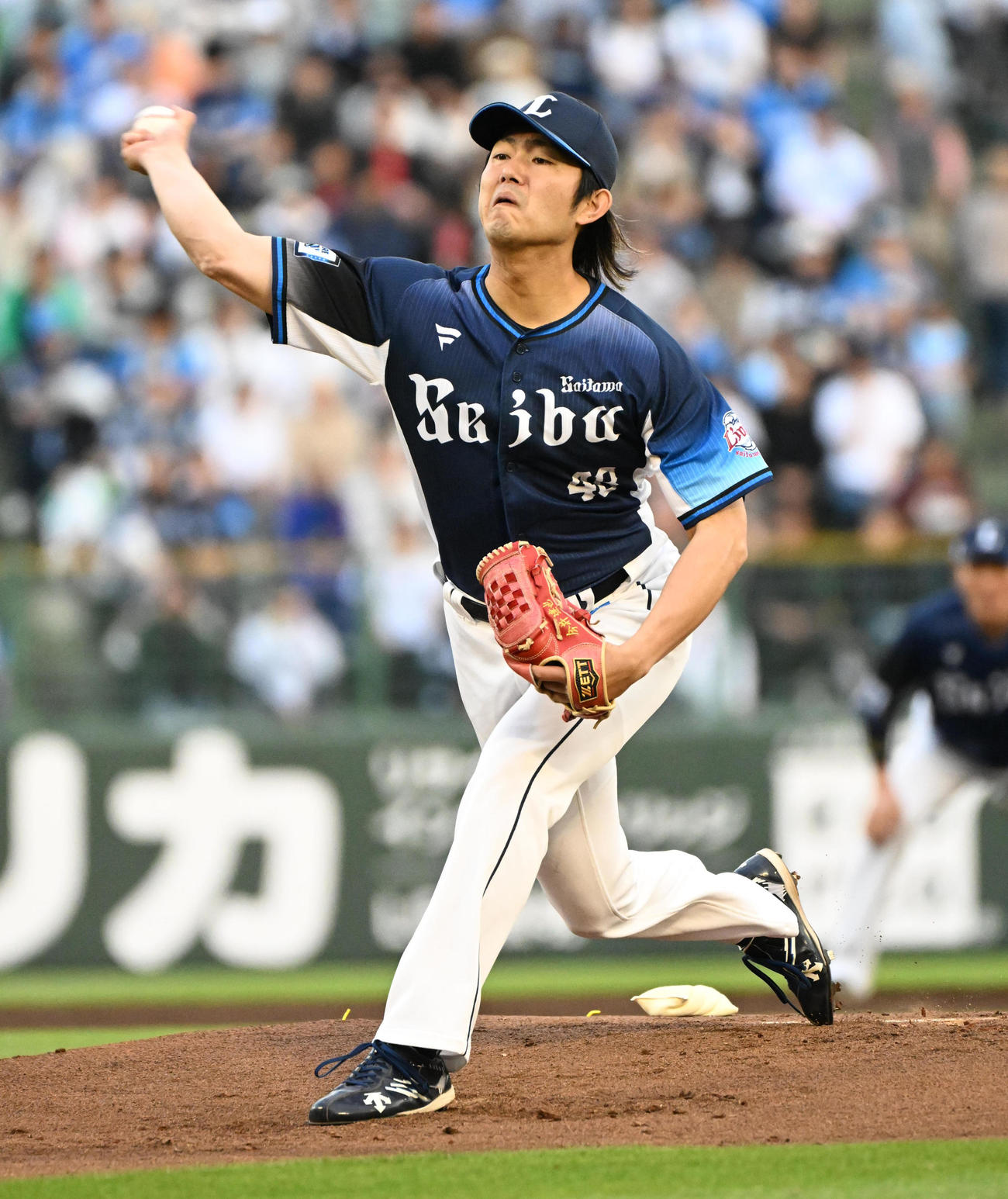 オリックス対西武　西武先発の今井（撮影・石井愛子）