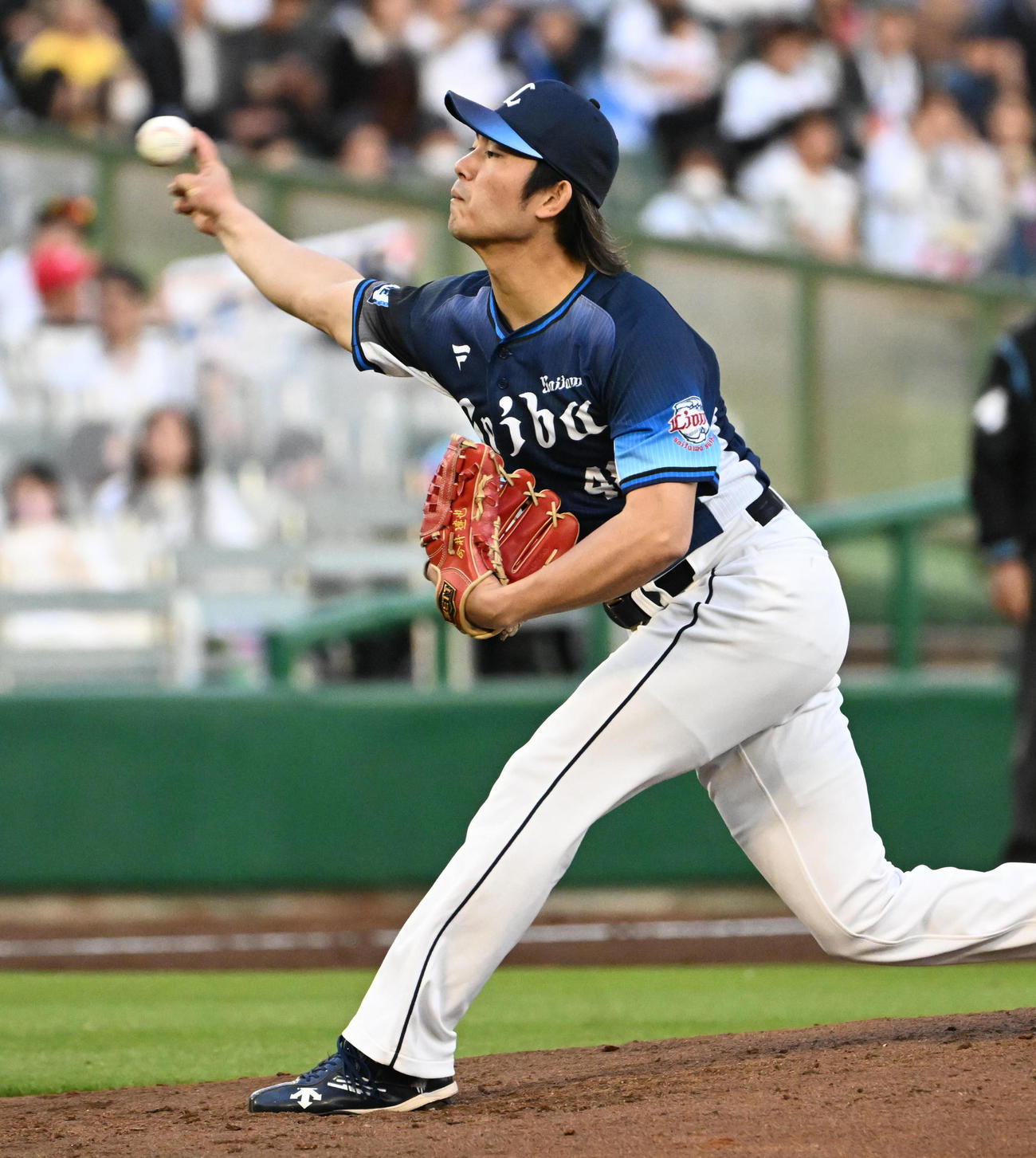オリックス対西武　西武先発の今井（撮影・石井愛子）