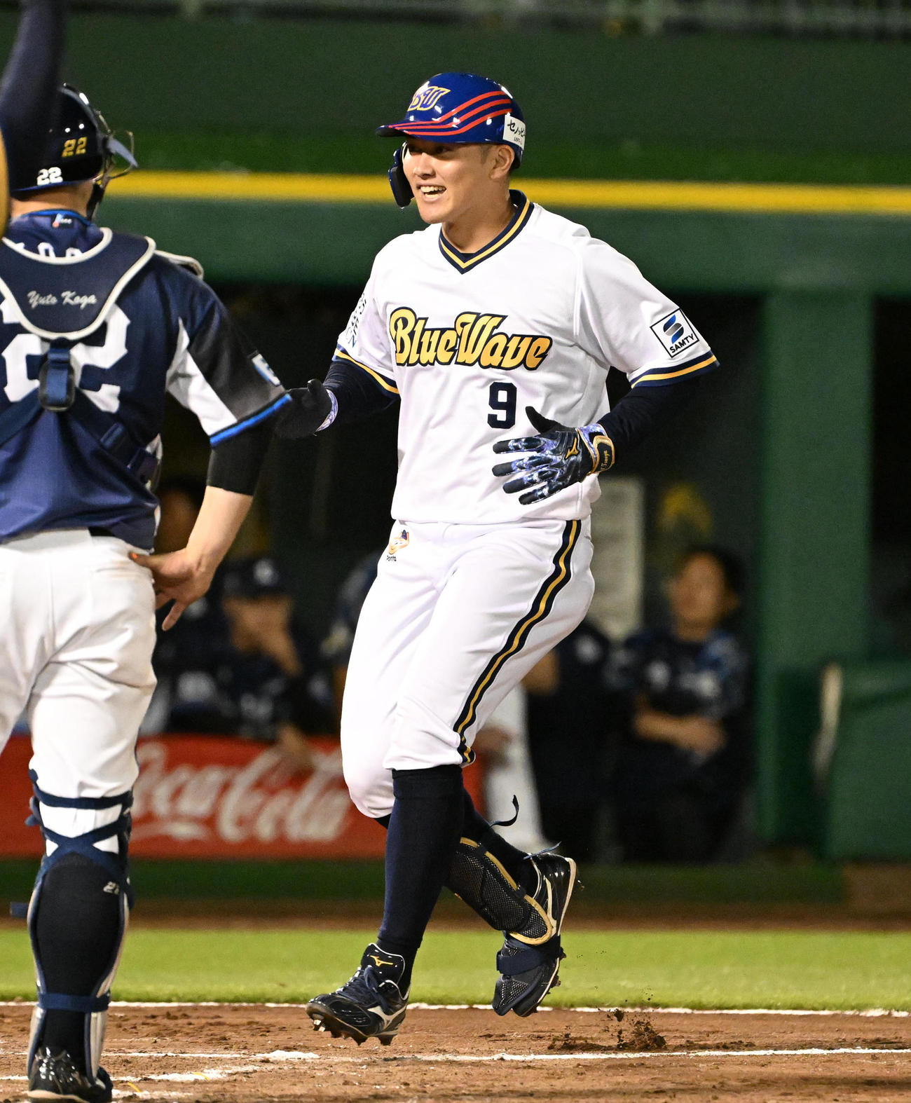 オリックス対西武　11回裏オリックス2死、野口はサヨナラ本塁打を放つ（撮影・石井愛子）