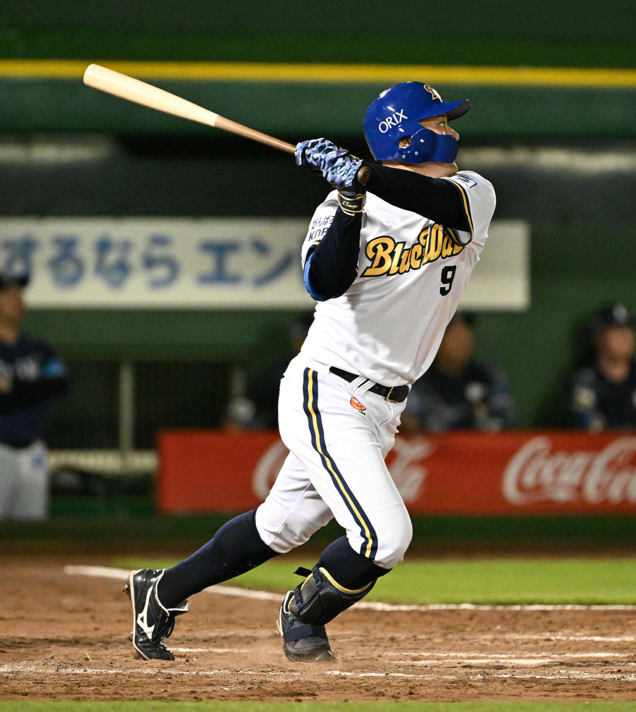オリックス対西武　11回裏オリックス2死、野口はサヨナラ本塁打を放つ（撮影・石井愛子）