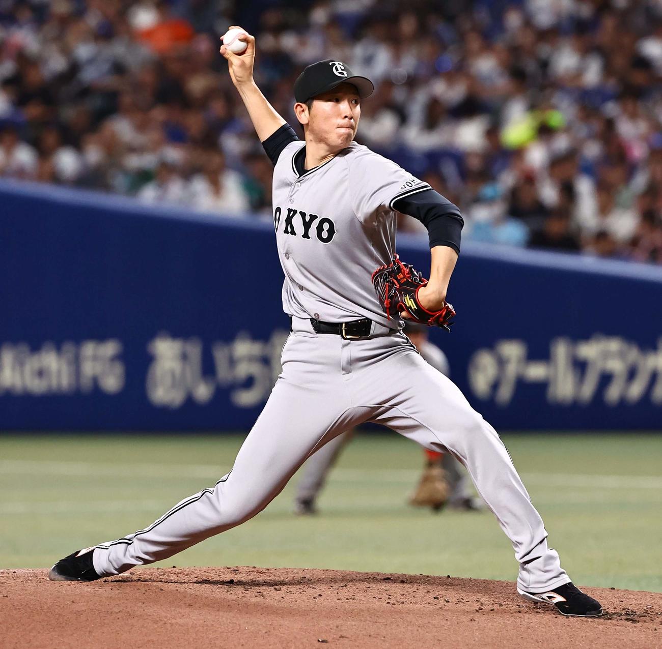 中日対巨人　巨人先発の戸郷（撮影・上田博志）