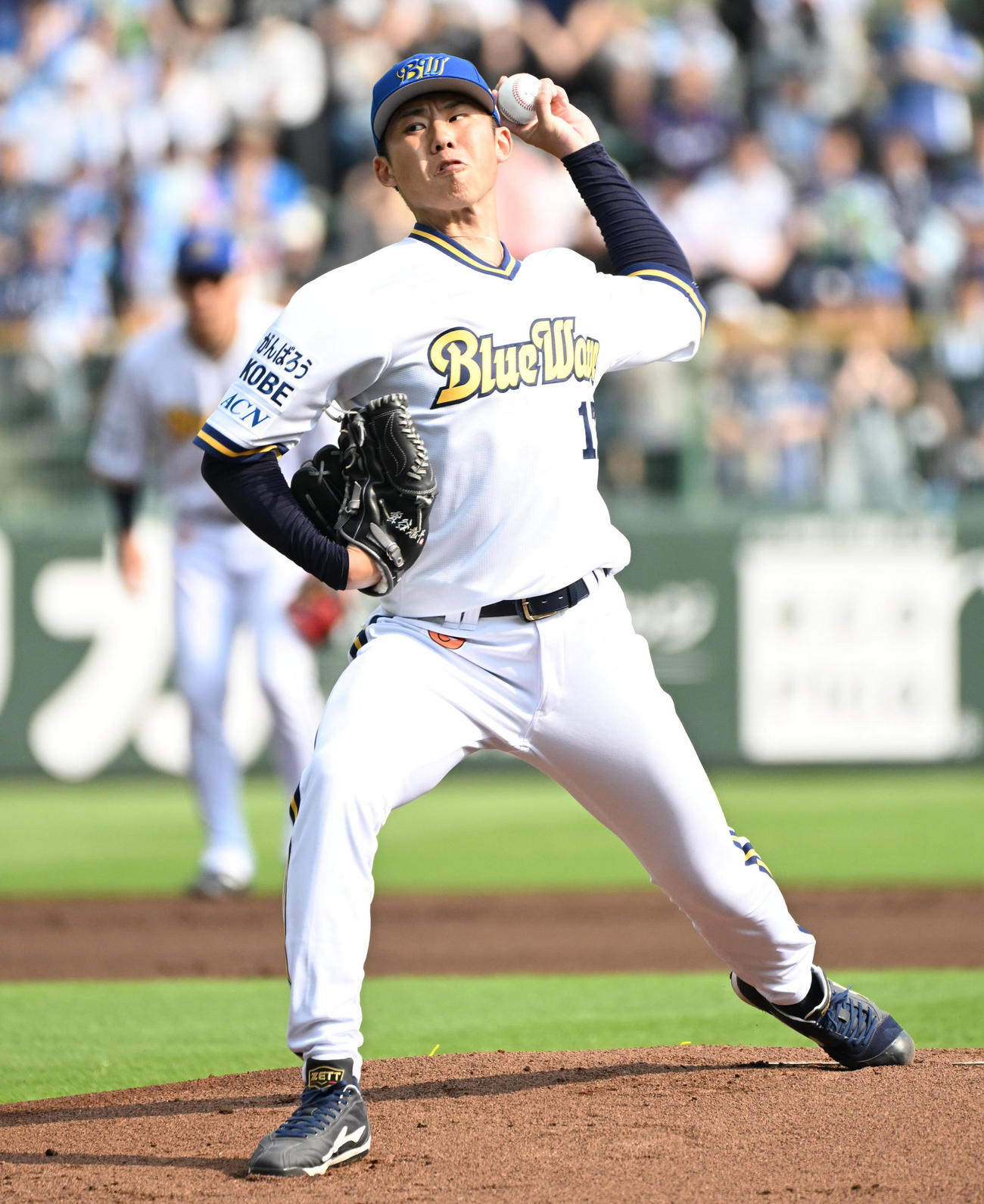 オリックス対西武　オリックス先発の曽谷（撮影・石井愛子）