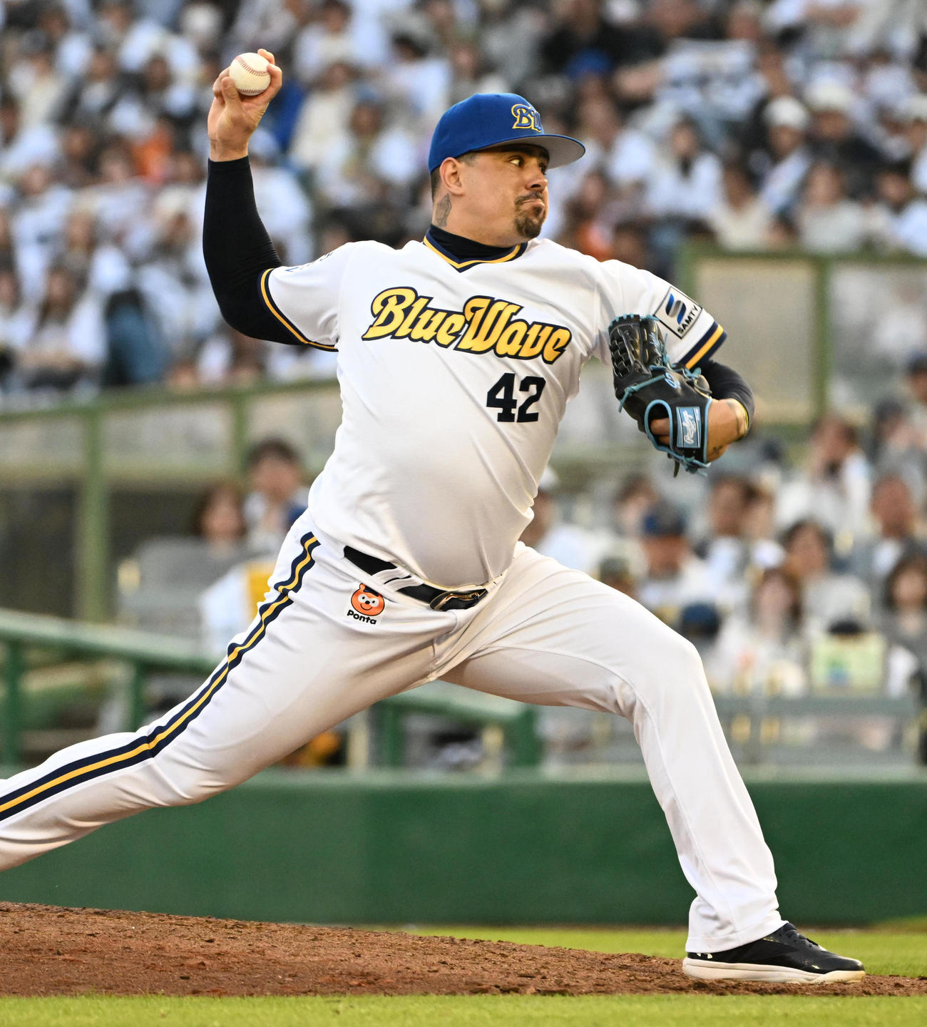 オリックス対西武　オリックス2番手のマチャド（撮影・石井愛子）