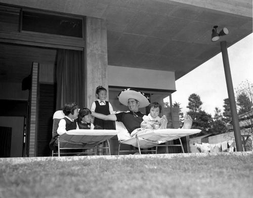 穏やかな時間を過ごす巨人長嶋茂雄