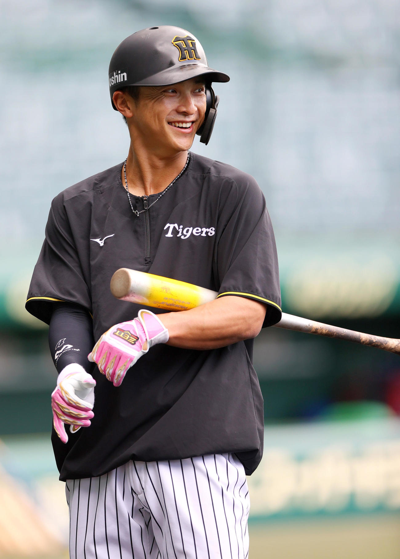 阪神熊谷敬宥（2025年5月11日撮影）