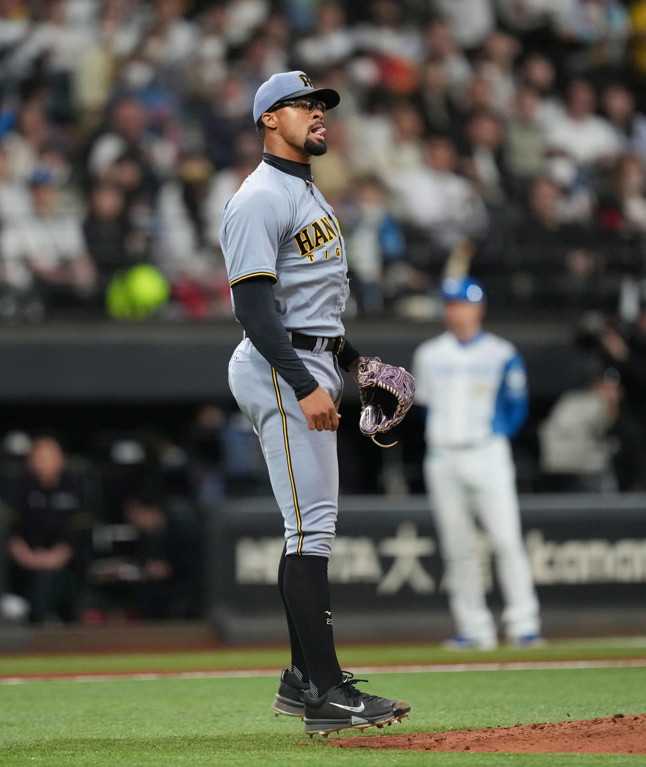 日本ハム対阪神　4回を無失点で終えた阪神デュプランティエ（撮影・井上学）