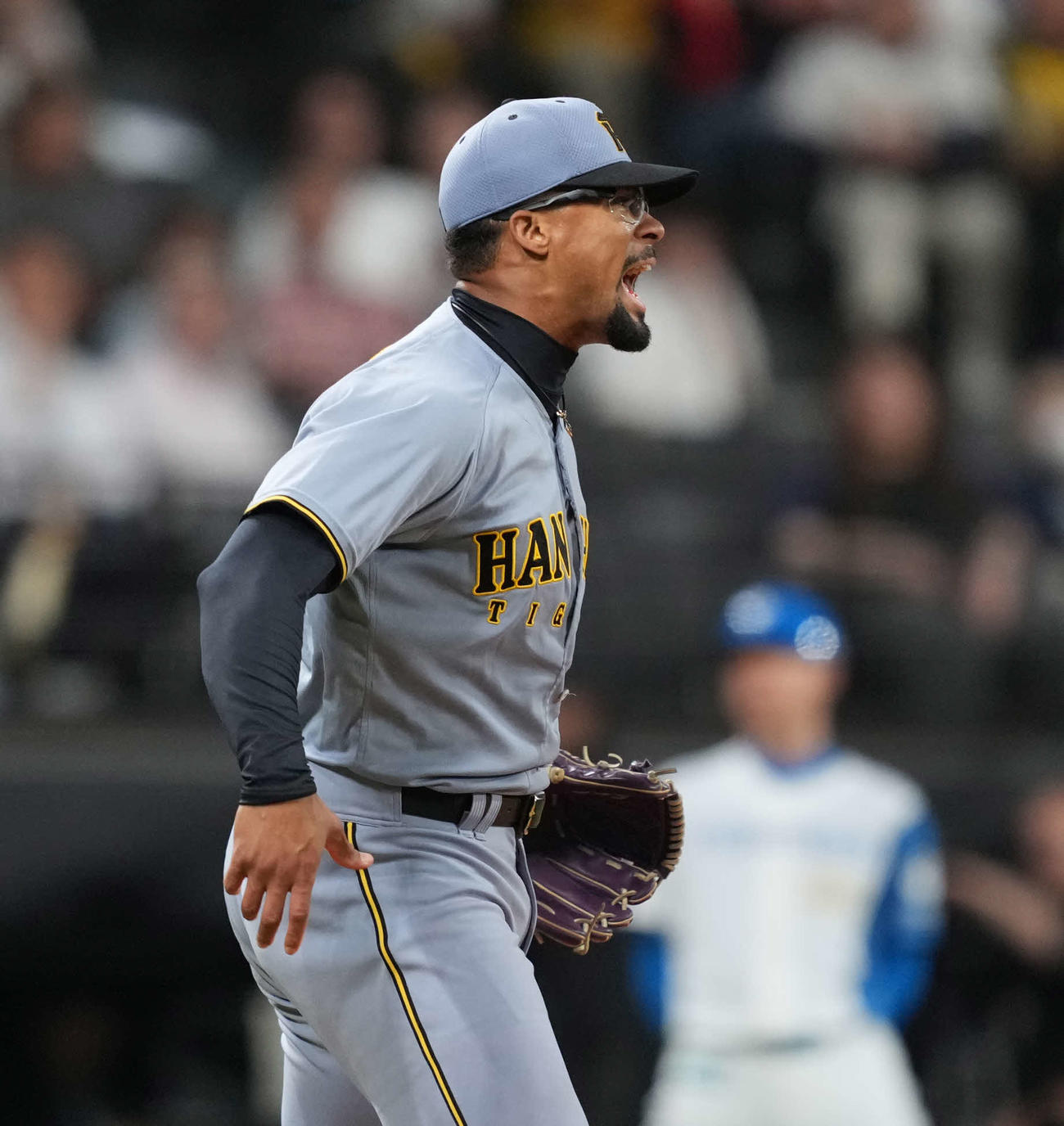 日本ハム対阪神　6回を無失点で終えた阪神デュプランティエ（撮影・井上学）