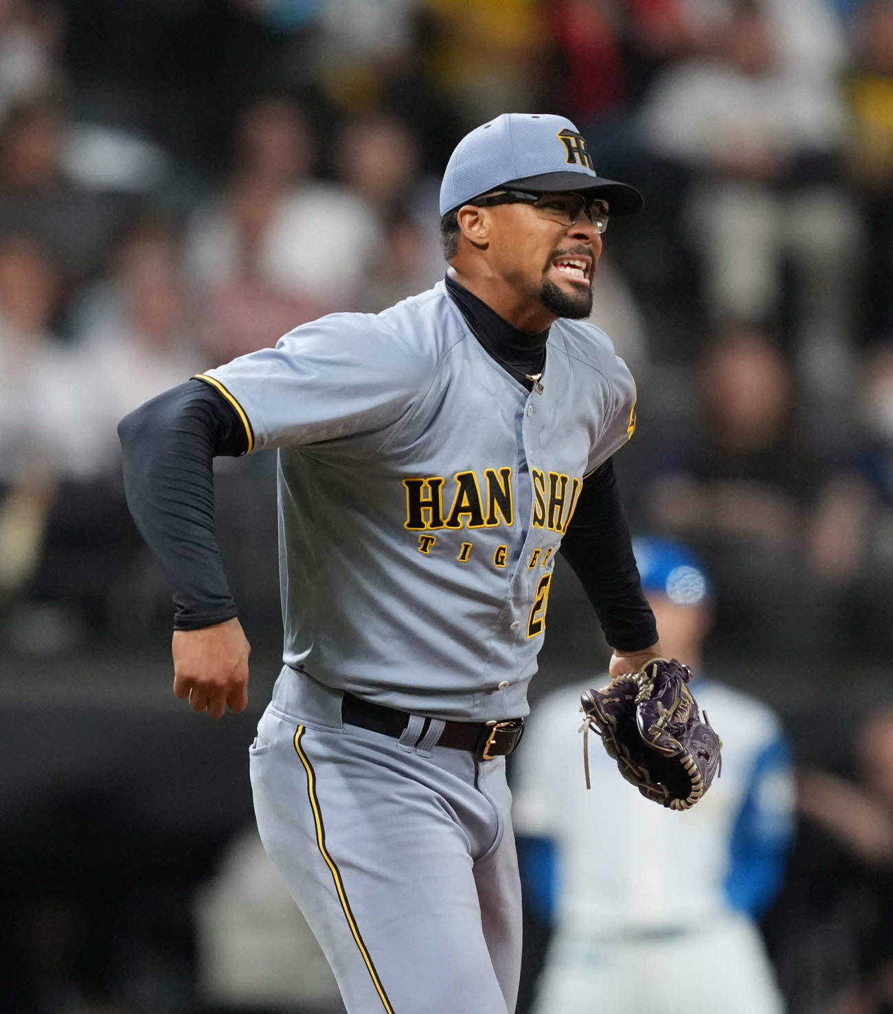 日本ハム対阪神　6回を無失点で終えた阪神デュプランティエ（撮影・井上学）