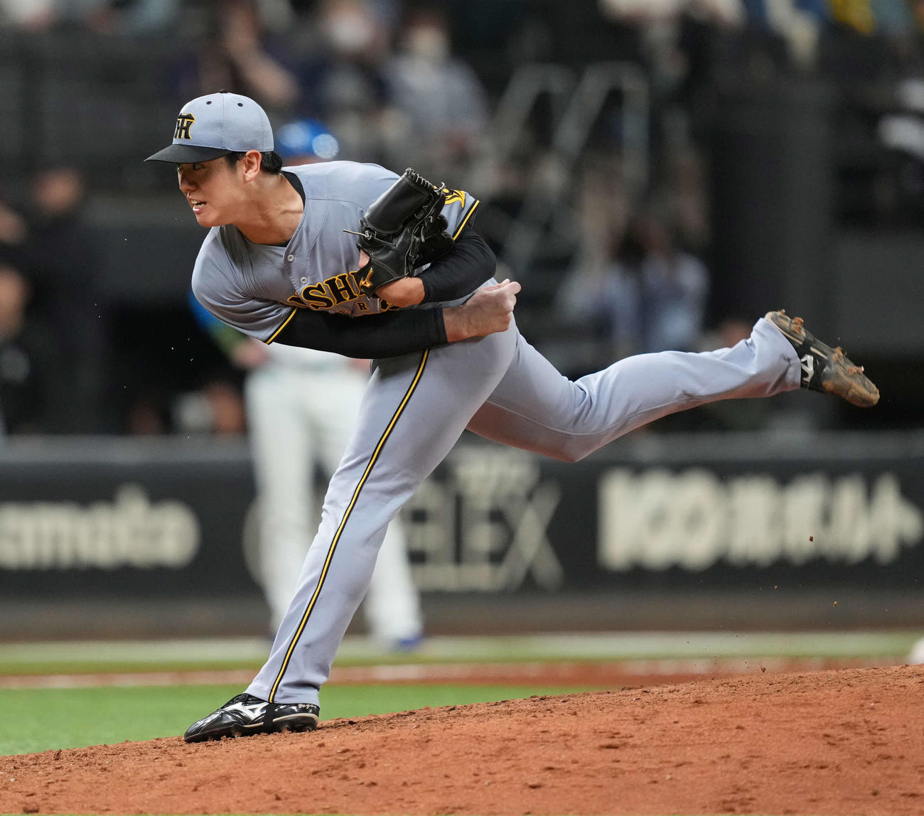 日本ハム対阪神　阪神石黒（撮影・井上学）