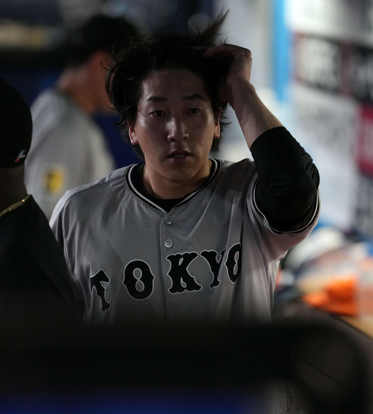 ロッテ対巨人　ロッテにサヨナラ負けを喫した巨人大勢（撮影・たえ見朱実）