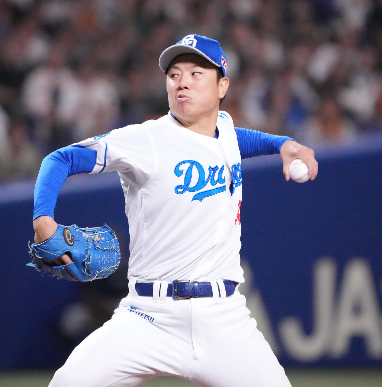 中日松葉貴大（2025年6月1日撮影）
