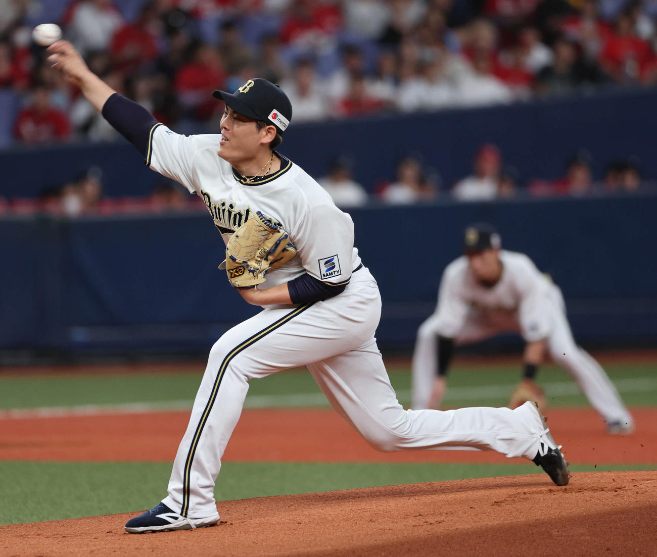 オリックス九里亜蓮（2025年6月3日撮影）
