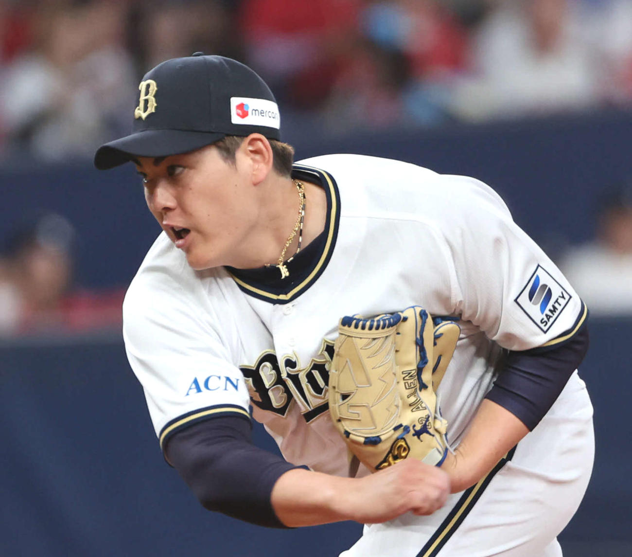 オリックス九里亜蓮（2025年撮影）