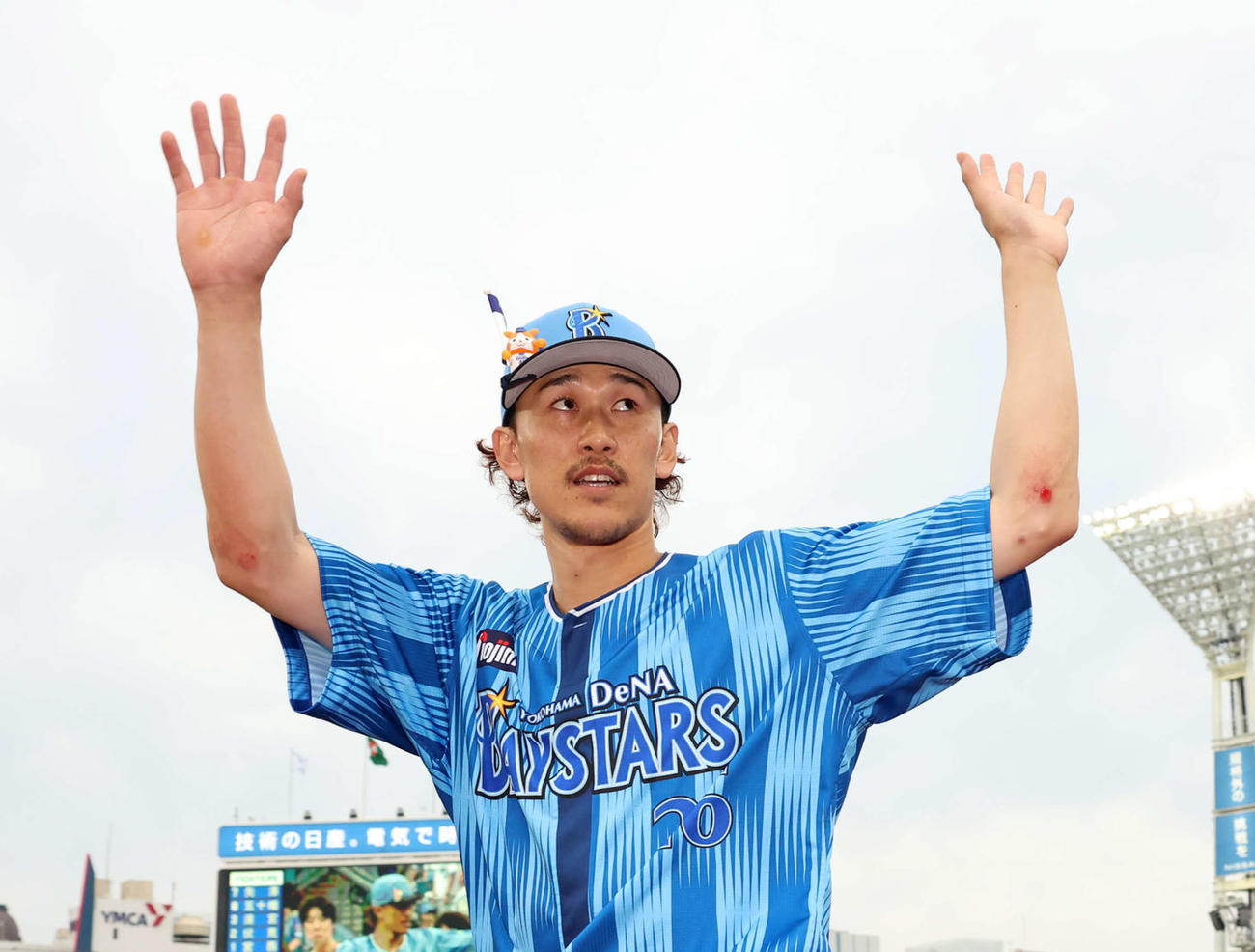 DeNA三森大貴（2025年6月8日撮影）