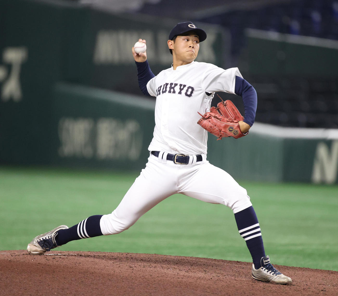 久留米工大対中京大　先発した中京大・伊藤（撮影・柴田隆二）