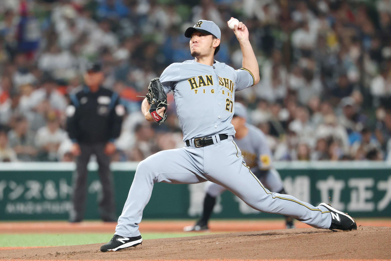 西武対阪神　阪神先発の伊藤将（撮影・宮地輝）