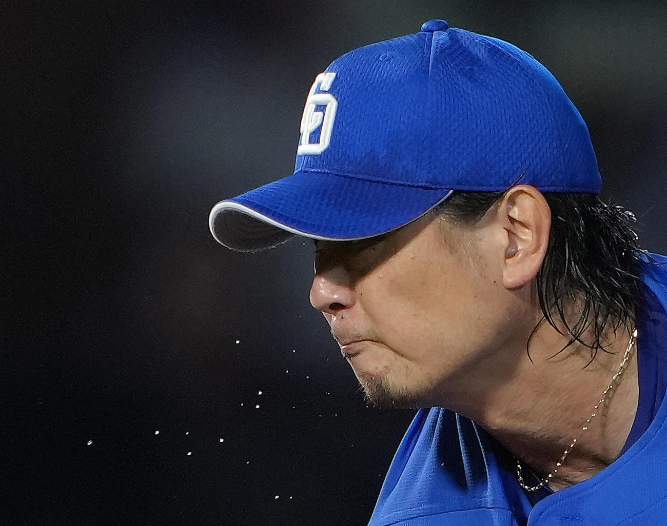 楽天対中日　中日先発の涌井（撮影・足立雅史）