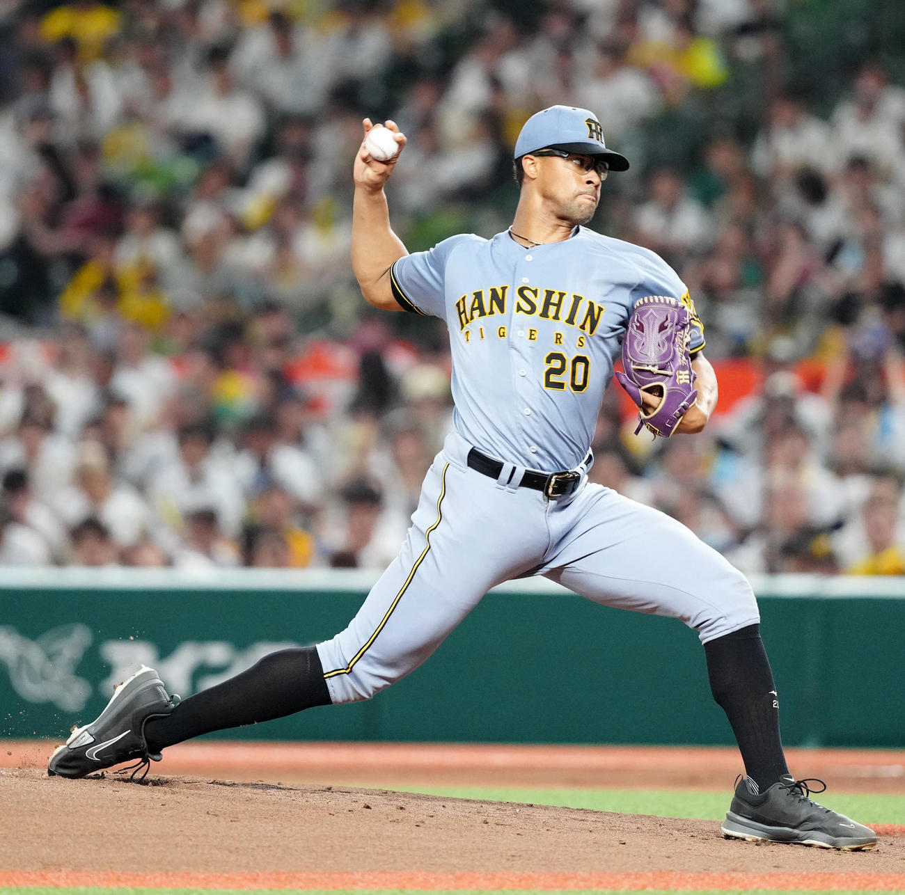 西武対阪神　阪神先発のデュプランティエ（撮影・江口和貴）