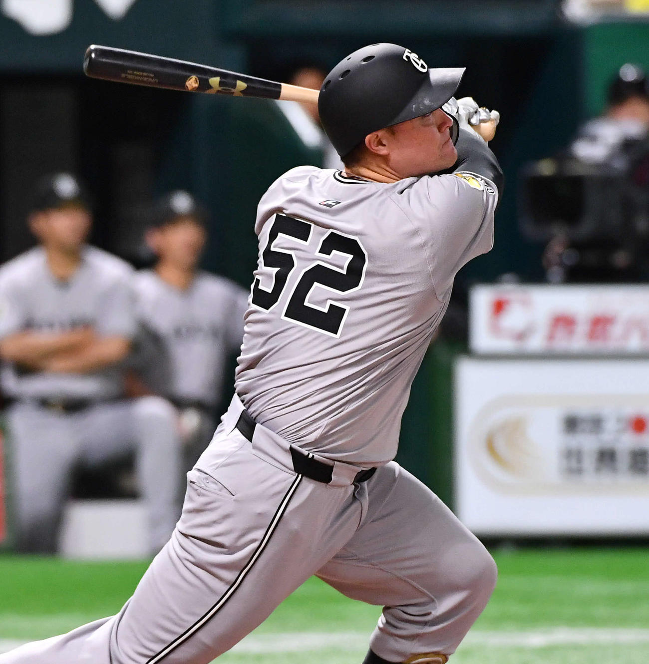 ソフトバンク対巨人　6回表巨人1死、中飛に倒れるリチャード（撮影・岩下翔太）