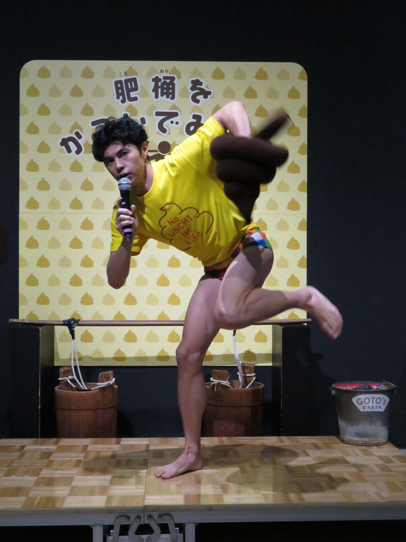 ライオンズ夏祭りに参加する小島よしお（2025年撮影）