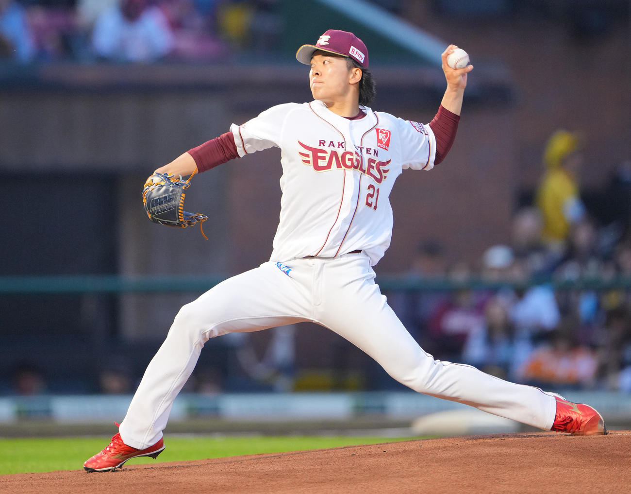 楽天早川隆久（2025年5月23日撮影）