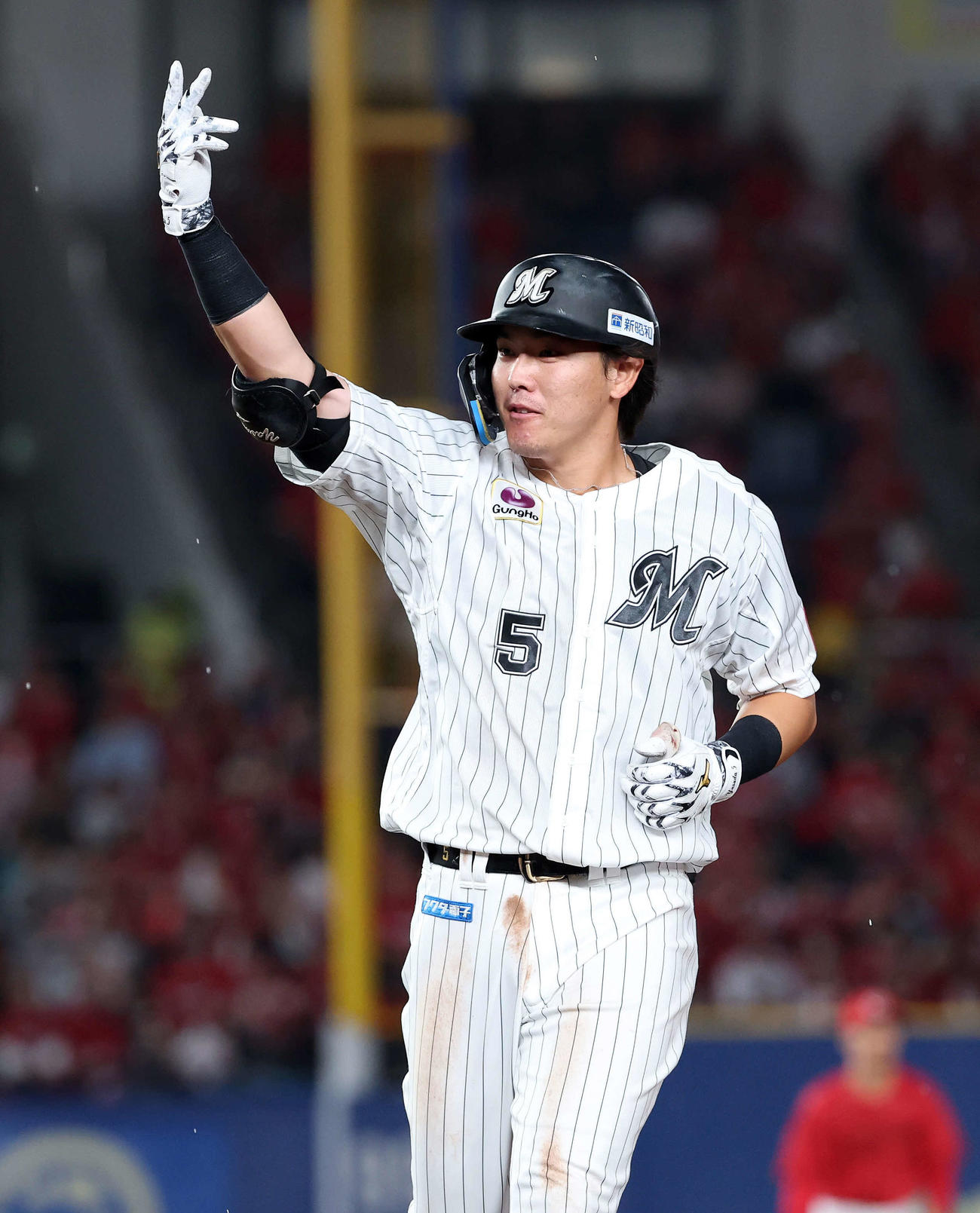 ロッテ安田尚憲（2025年6月10日撮影）
