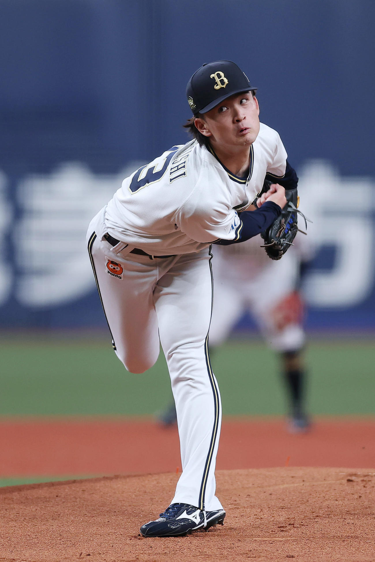 オリックス対巨人　力投するオリックス先発の寺西（撮影・前田充）