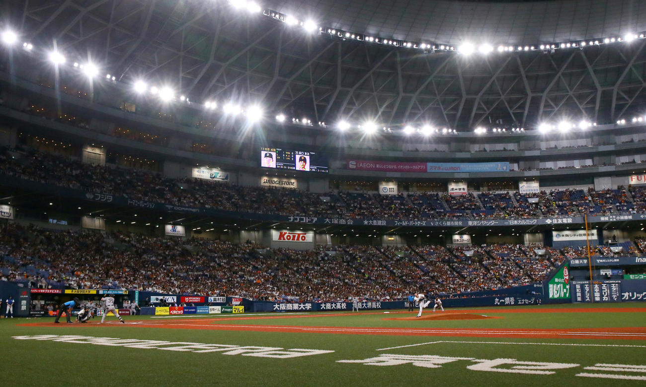 オリックス対巨人　オリックス先発の寺西（撮影・上山淳一）