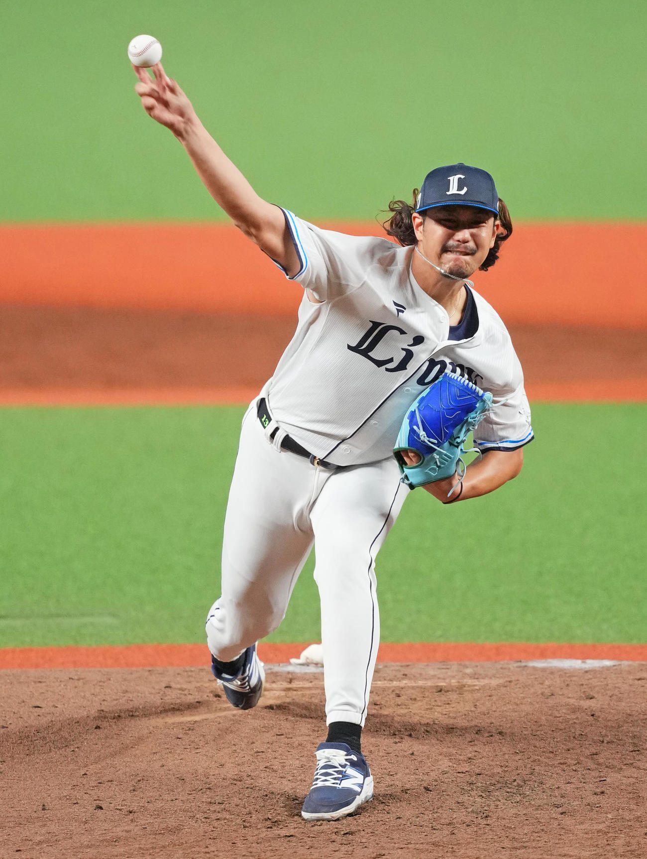 西武対中日　力投する西武先発の高橋光（撮影・垰建太）