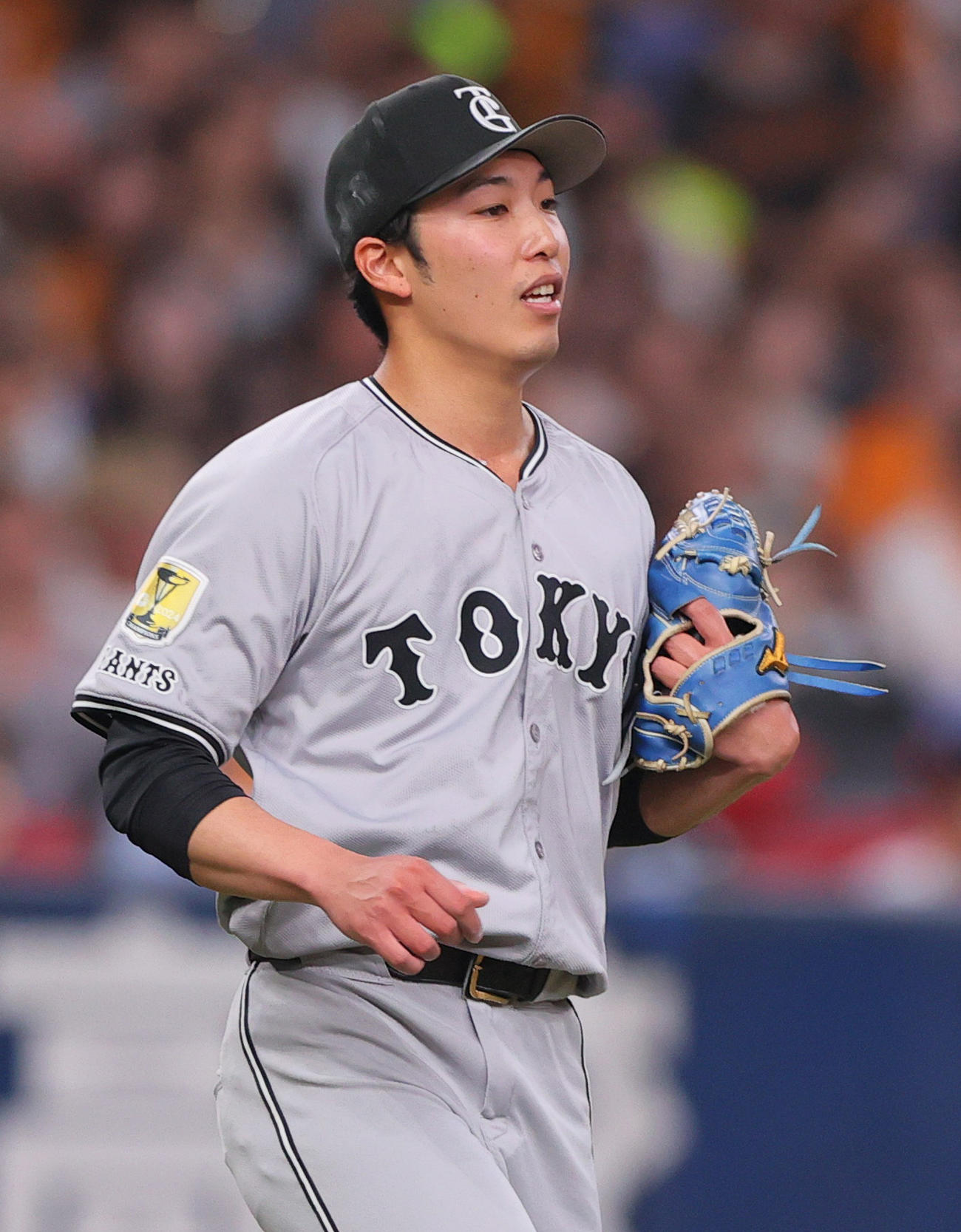 オリックス対巨人　3回裏オリックス1死満塁、赤星は森に右越え2点適時二塁打を浴びる（撮影・上山淳一）