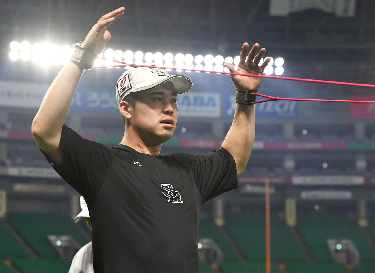 ソフトバンク松本晴（2025年6月9日撮影）