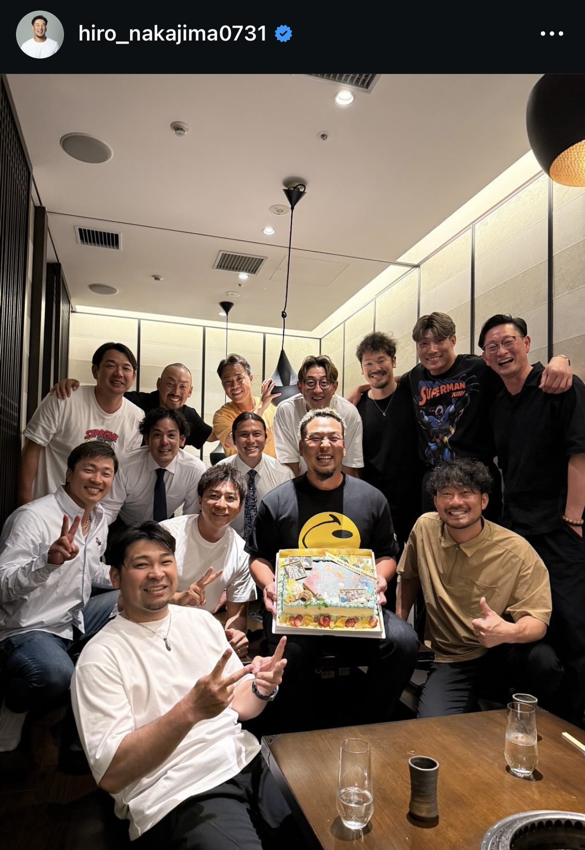 中島裕之氏のインスタグラムから
