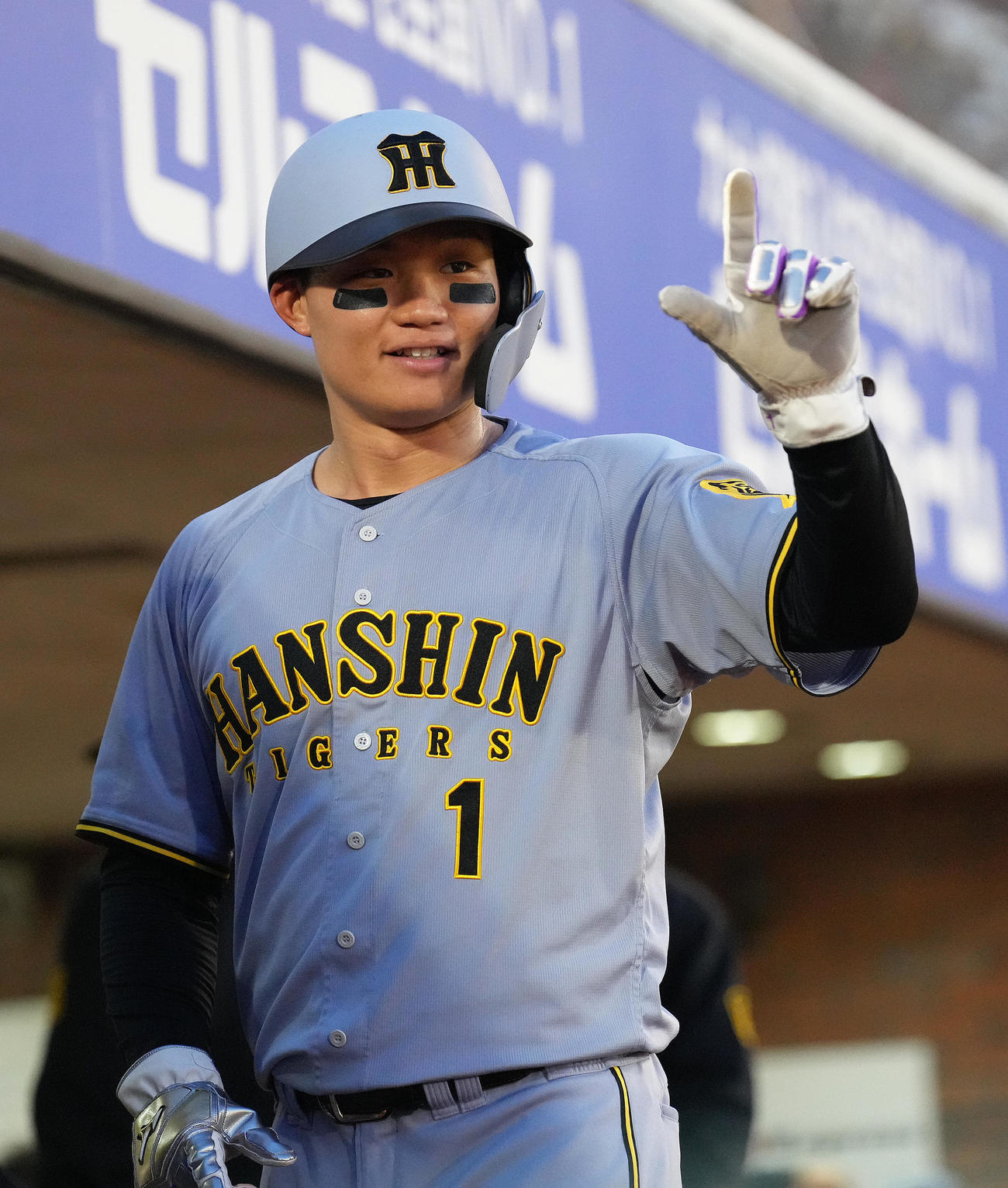 阪神森下翔太（2025年6月13日撮影）
