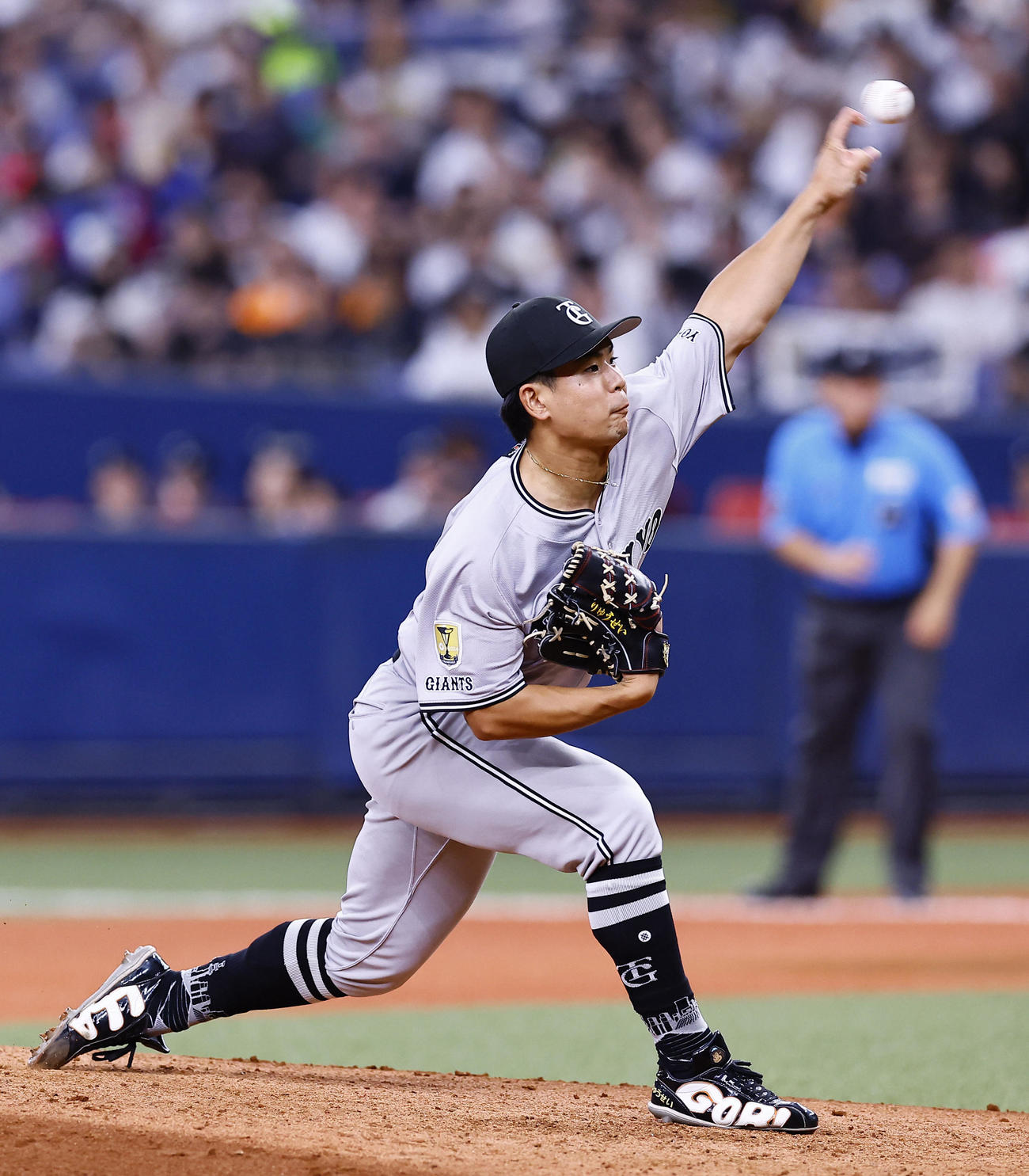 15日　オリックス対巨人　6回、2番手で登板した巨人山田