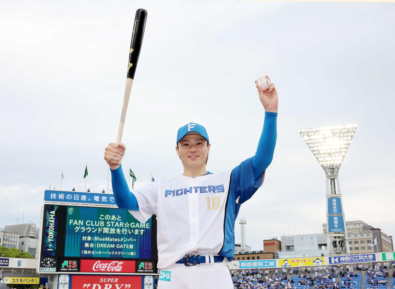 日本ハム山崎福也（2025年6月7日撮影）