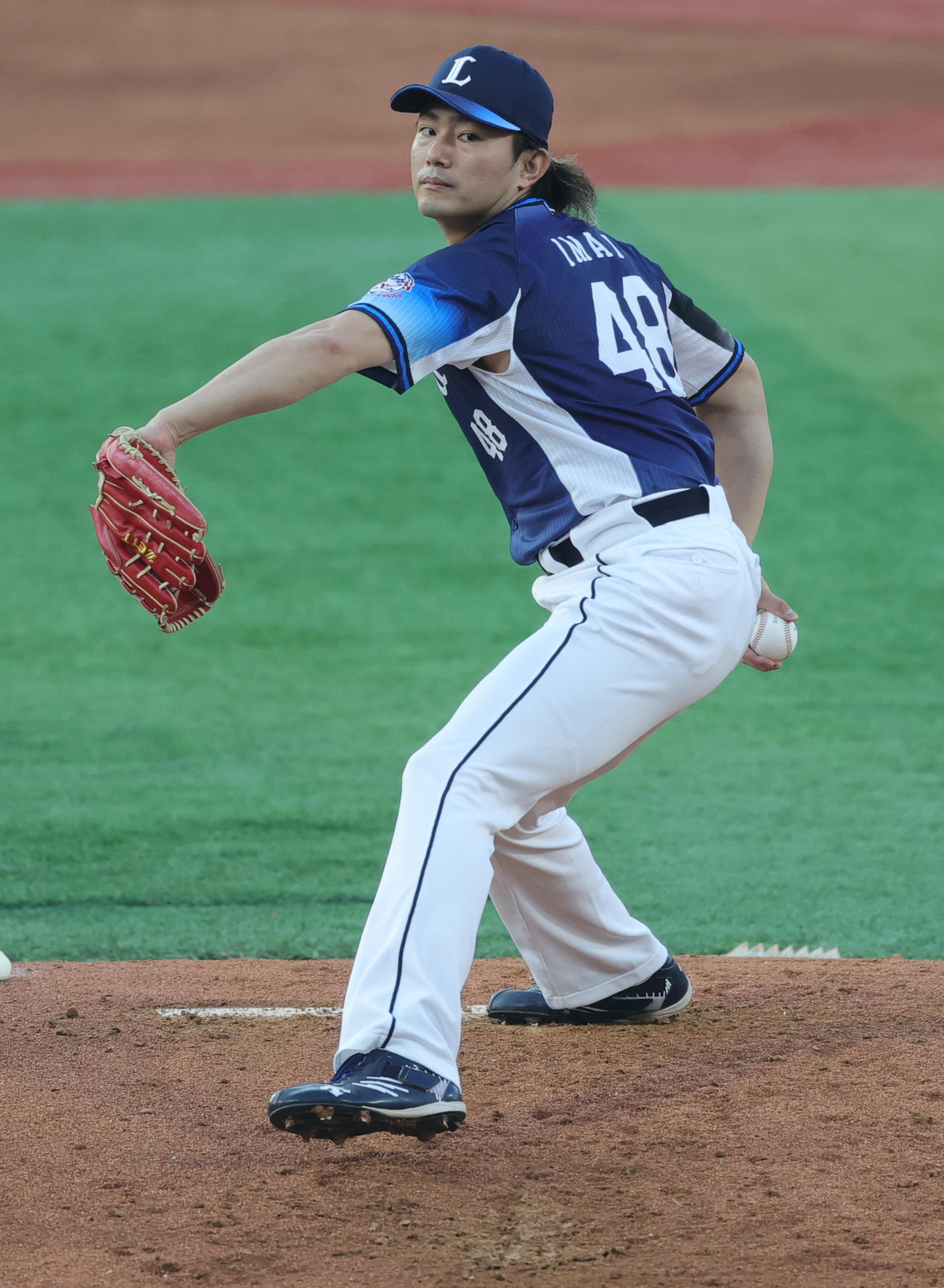 DeNA対西武　西武先発の今井（撮影・野上伸悟）