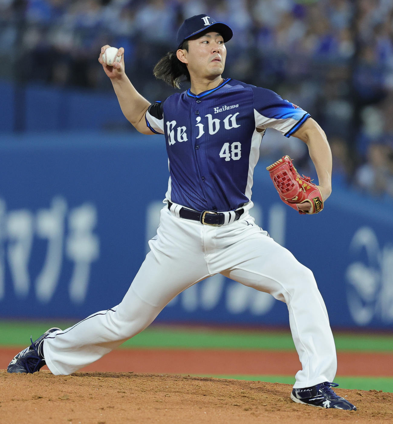 DeNA対西武　西武先発の今井（撮影・野上伸悟）