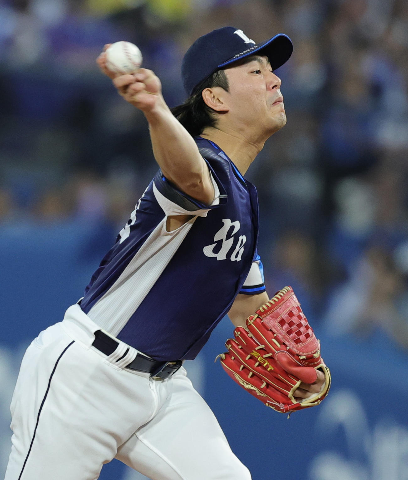 DeNA対西武　西武先発の今井（撮影・野上伸悟）